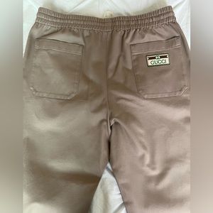 Gucci- mens cotton trousers drawstring pants